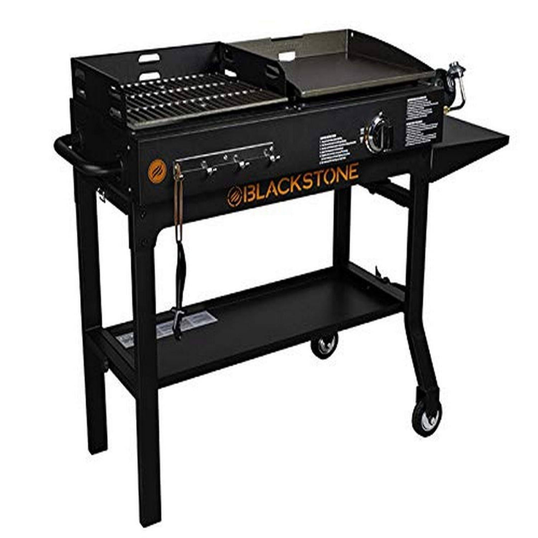Blackstone Duo 17 inch Griddle and Charcoal Grill Combo