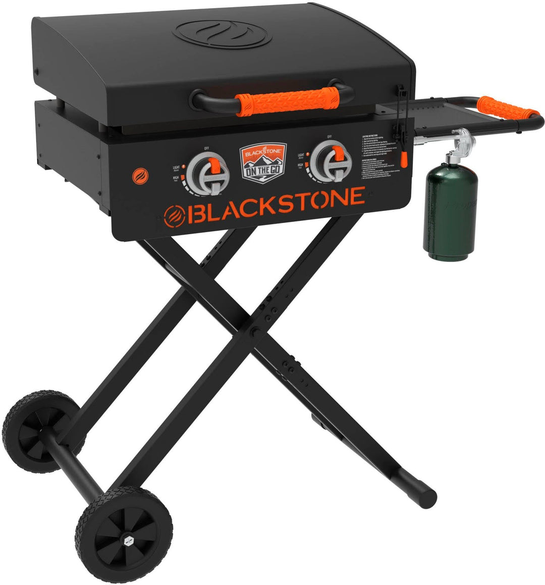 Blackstone on The Go Scissor-Leg Griddle with Hood - 22 in.