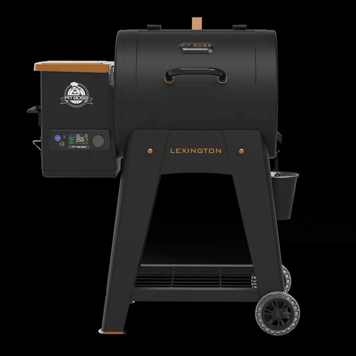 Pit Boss Lexington 500 Sq in Wood Fired Pellet Grill and Smoker – Onyx