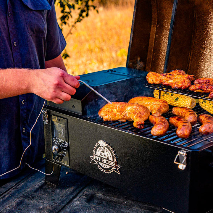 Pit Boss Tabletop Wood Pellet Grill, Mahogany